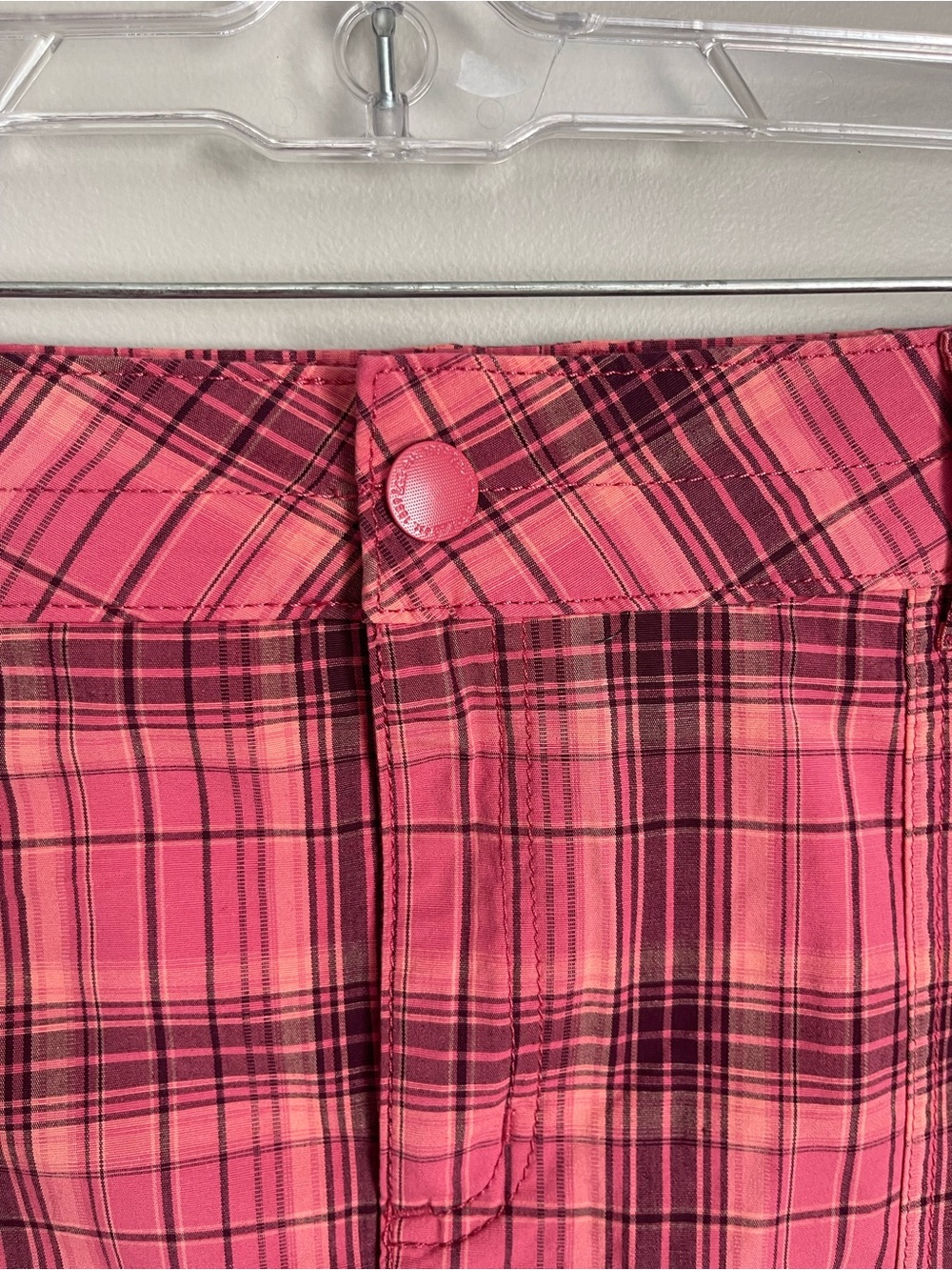 LEE Pink Plaid Straight Fit Golf Skort Sz 16 - Picture 5 of 10